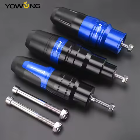 For SUZUKI V-STROM 650 /XT VSTROM DL650 Motorcycle CNC Aluminum Frame Crash Pads Exhaust Sliders Cra