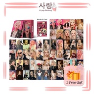 55pcs BLACKPINK Rose《APT.》Pink Solo Individual LOMO Card Set Collection Kpop Jennie Rose Jisoo Lisa 