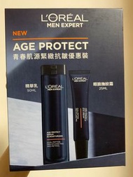 Loreal Men 男士護膚品套裝 精華乳 眼霜