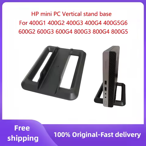 Vertical stand base For HP Prodesk mini PC 400G2 400G3 G4 400G5G6 DM 600G2G3 G4 800G2 800G3G4G5 ELIT