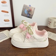 Cute and pretty style women's sneakers with Tulip flowers Sneakers Women Kasut Sneakers Perempuan