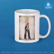 Mug Cup Design Lettering Character buffy the vampire slayer