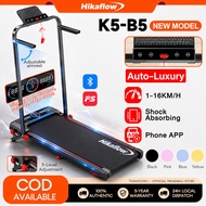 【Hikaflow】 5.0HP Home Foldable Treadmill 16KM With Bluetooth APP Incline Ultra-Thin Run Multi-Functi
