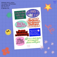 Dpr IAN lyrics stickers