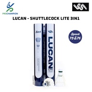 New ! Shuttlecock Kock Kok Badminton 3 IN 1 Lucan Lite LCN Lite