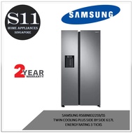 SAMSUNG RS68N8322S9/SS TWIN COOLING PLUS SIDE BY SIDE 617L ENERGY RATING 3 TICKS