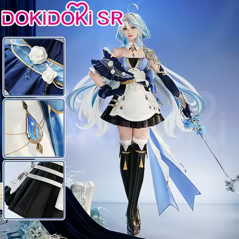 Furina Doujin Cosplay Costume Game Genshin Impact DokiDoki-SR Furina Oath of the Sea Fontaine Focalo