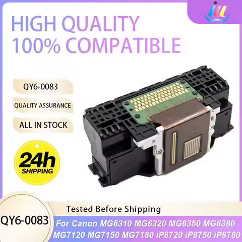 JMDD QY6-0083 Printhead Print Head Compatible with Canon MG6310 MG6320 MG6350 MG6380 MG7120 MG7150 M