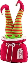 Mr. Christmas Mini Animated Kickers in Bag 10"-Elf Christmas Décor, Multi Color