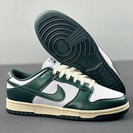 36-47.5 DQ8580 Dunk Low "Vintage Green" Dunk Series White Green Distressed (48 Hours Delivery)