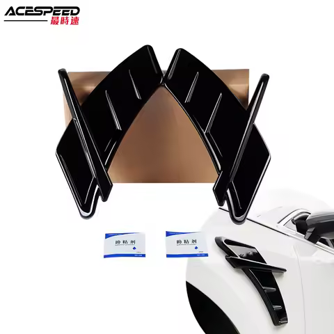 Car Air Vent Sticker Side Fender Sticker Emblem For Audi ABT RS3 RS4 RS5 RS6 A6 C6 C5 A1 A3 8P A4 B8
