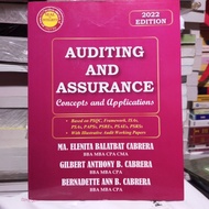 BOOK AUDITING AND ASSURANCE Concepts and Applications by Cabrera