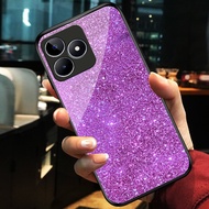 Terbaru Softcase Kaca Akrilik Realme C53 [JK192] - Softcase Kamera Protect Realme C53 - Case Realme 
