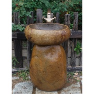 HY-6/Pebble Wash Basin Stone Basin Outdoor Wash Basin Retro Pebble Pool Natural Washbasin Wash Basin Stone PAYB