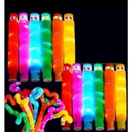Viral LED Pop Tube Toys/Light Up Pop Pipes Kids Toys