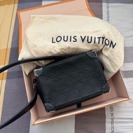brand new Louis Vuitton LV mini soft trunk leather 真皮手袋