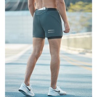 (Local) Men Plain Shorts with Inner Lining 2in1 shorts for Gym Sports Casual Home Wear