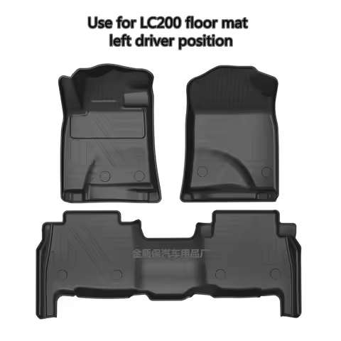 Use for TOYOTA LAND CRUISER LC200 car carpet custom AllWeather Floor Mat Full Set Trim to Fit For LC