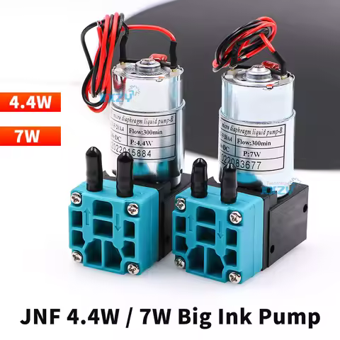 JNF Big Ink Pump for Infiniti Phaeton Eco Solvent Inkjet Printer 4.4W 7W 24V Micro Diaphragm Liquid 