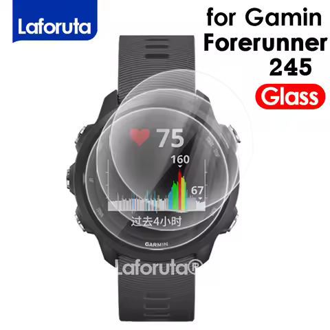 Tempered Glass For Garmin Forerunner 245 Screen Protector Forerunner 235 265 55 645 965 Approach S62