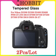 2PCS Tempered Glass For Nikon D3500 D3300 D3400 D5600 P900 Z5 Z50 D610 D7000 D7100 D7200 D7500 D780 D810 D850 Screen Protector
