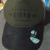 topi eiger original store hijau army