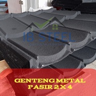 Genteng Metal pasir Hitam / Atap Genteng Pasir / Genteng Galvalum