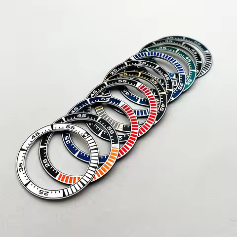 Mod 41mm Metal Watch Bezel Insert Ring Inner Diameter 32mm Fits Seiko Prospex Series New Samurai Men