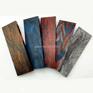 【Popular】 2pcs G10 Handle Material Diy Tool Handle 5 Colors Composite Material Damascus Pattern G-10