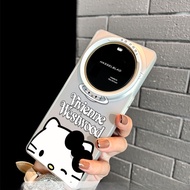 Guanglu | Ốp lưng điện thoại hình mèo KT màu đen trắng đơn giản cho OPPO Findx8 Findx7 mới cao cấp c