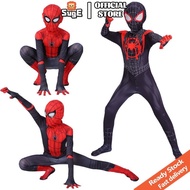 SUGE Spiderman costume Halloween baju cina budak lelaki Christmas Cosplay  Bodysuit Jumpsuit  Kids p