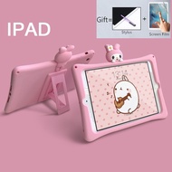 Cute Cartoon Melody iPad Silicone Case iPad pro 11 inch 2018/2020/2017/2018 Pro 9.7 / iPad 6 iPad 5.Air1 iPad 2 3 4 mini 5 mini 4 mini 123 iPad 10.2 inch