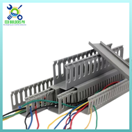 (2 METER) PVC Cable Tray Duct Slotted PVC cable trunking Wire Duct Cable Management EcoBuildersPH