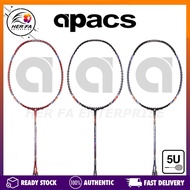 APACS Commander 30 5U 35LBS Max Tension 100%ORIGINAL Red / Black / Dark Grey Racket Badminton Racquet