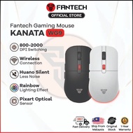 Fantech WG9 KANATA Wireless Gaming Mouse Huano Mute Clicks RGB Lighting Effect Gaming Mouse