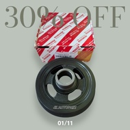 Front Engine Pulley 13408-0E010 TOYOTA REVO-NEW FORTUNER 2.4-2.8 (1GD-2GD) Genuine OEM Grade REVO/EG