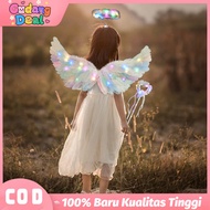 Angel Wings Costume With Big Angel Wings Angel Headband Fairy Wand Halloween Costume