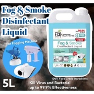 Ship 24hourFog &amp; Smoke All Surface Disinfectant Solution 5L / Fogging sanitizer /Fogging solution/ fogging liquid
