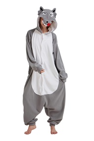 IBAX® Polar Fleece Adult Animal Onesie Pajama. Adult onesie costume. Animal onesies for adults. Hall