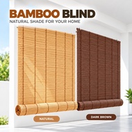 Bidai Buluh Bamboo Blind Tirai Bambu Outdoor Roll Up Blind Sun Shade Privacy Waterproof Balcony Pati