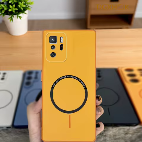 For Xiaomi Poco X3 GT Case Poco X3 GT Phone Case POCO X3 GT Cover Shookproof Color magnetic hard Sil