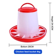 Fantic 1 4 6 8 10Kg Automatic Chicken Feeder Bucket Rooster Hen Feeding Device Farm Animal Poultry Q
