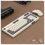 ที่กําหนดเอง Mechanical Feel คีย์บอร์ด USB สําหรับเดสก์ท็อปคอมพิวเตอร์โน้ตบุ๊คสํานักงานธุรกิจ Lumino