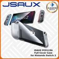 JSAUX PC0119A Switch 2 Clear Case Full Cover Ergonomic Controller Casing Switch 2