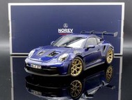 【MASH-2館】現貨特價 Norev 1/18 Porsche 911 (992) GT3 2022 龍膽藍