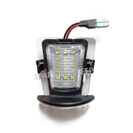 Jeep Wrangler Rubicon JK Rear License Plate Holder LED Light