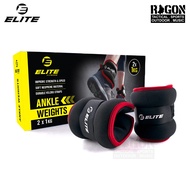 Elite Fitness Ankle Weights Pair 1kg / 2kg / 3kg Training Gear