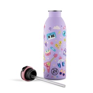 Italy 24Bottles Lightweight Nozzle Cold Water Bottle Discovery Series 500ml (Happy Music) Children
