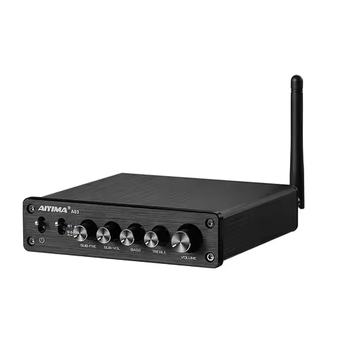 AIYIMA A03 TPA3116 5.0 Bluetooth 2.1 Channel Power Amplifier HIFI Sound Amplifiers Audio Subwoofer A
