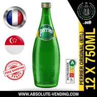 PERRIER Original Sparkling Mineral Water 750ML X 12 (GLASS) - FREE DELIVERY WITHIN 3 WORKING DAYS!